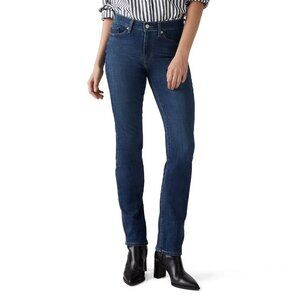 Women's Levi's® Classic Straight-Leg Jeans ... Color: Lapis Dark Horse